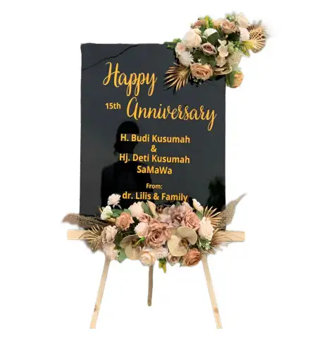 Papan Bunga Akrilik Bungkal